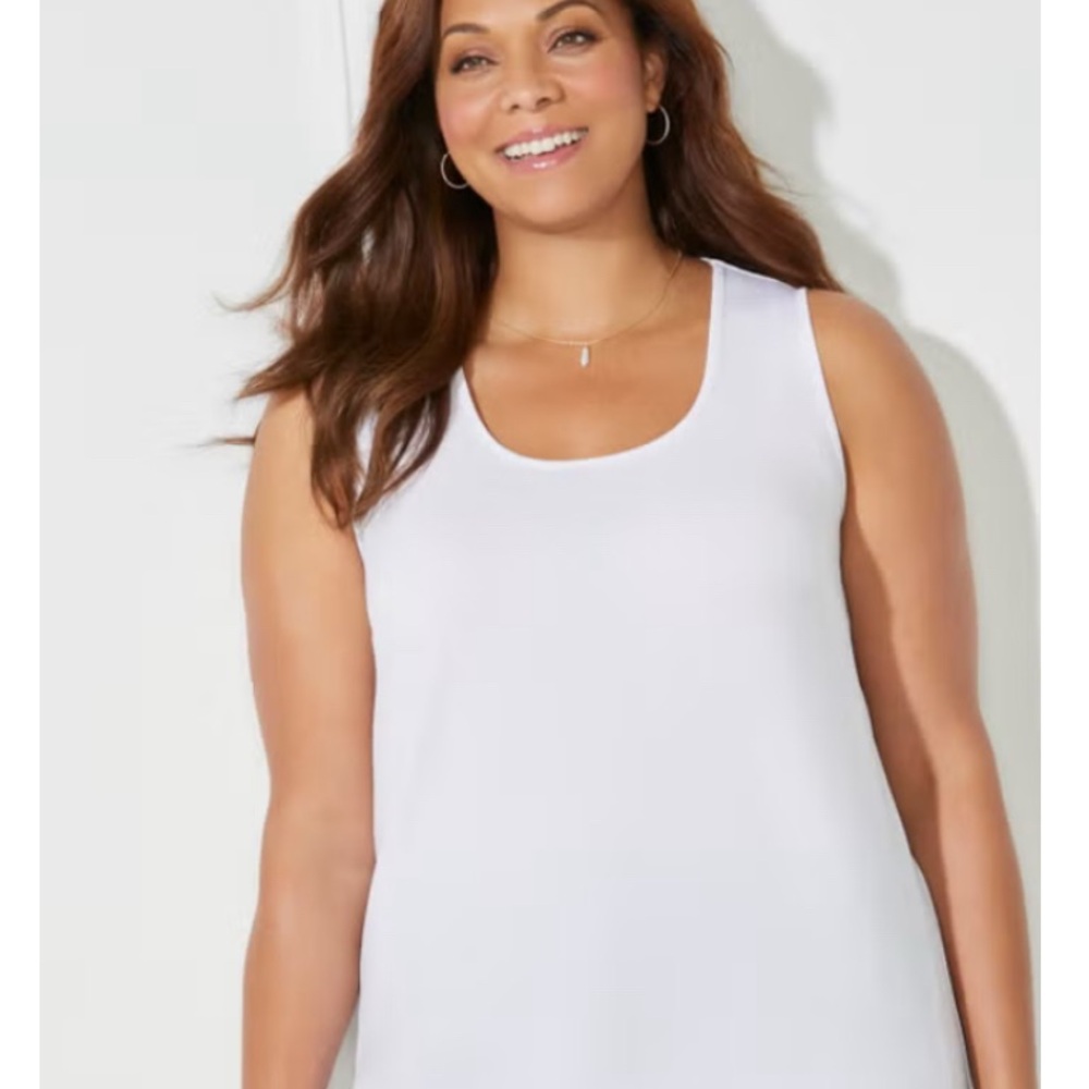 Catherines White Tank Top